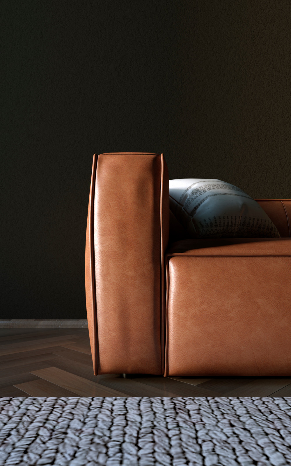 Интерьер в темных тонах