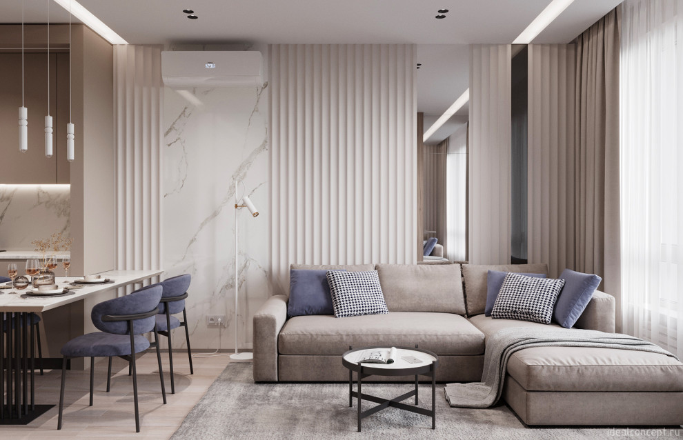 Минимализм в кофейных тонах.