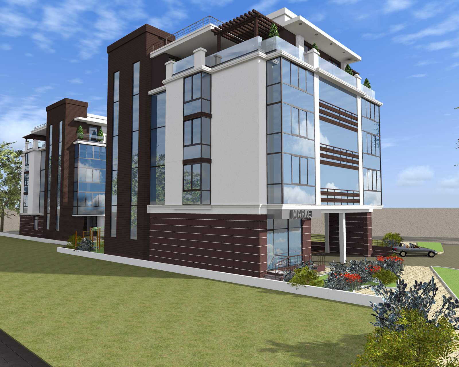 Жилые многоквартирные дома