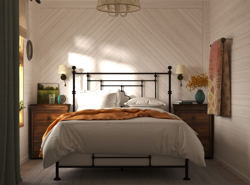 Обложка проекта: Спальня для родителей в загородном доме