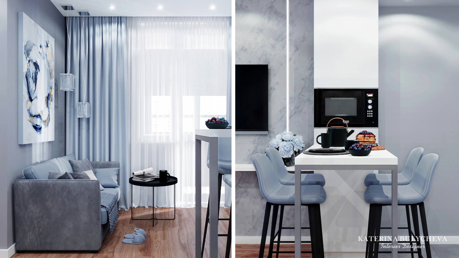 Обложка проекта: Квартира, ЖК "Вернисаж"