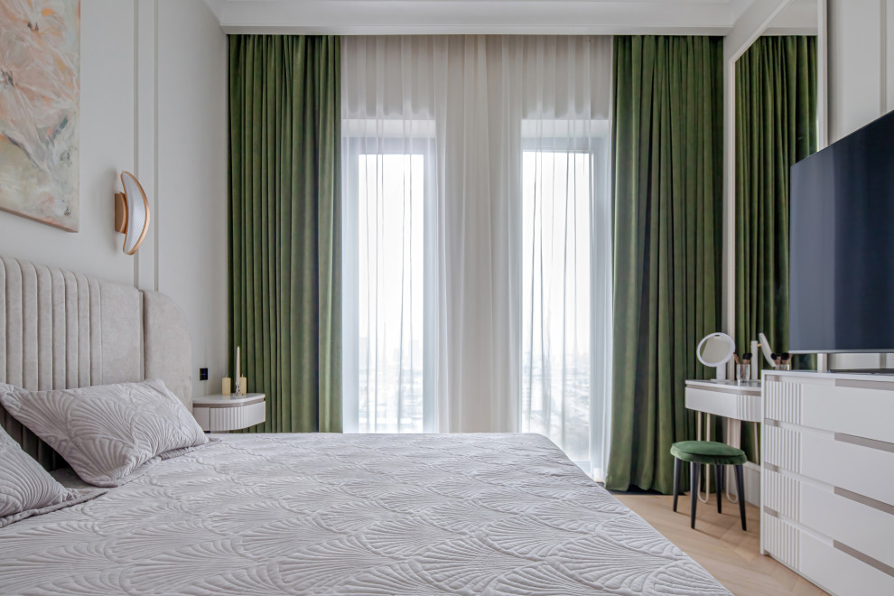 Реализованный проект квартиры в Неоклассике ЖК Eleven