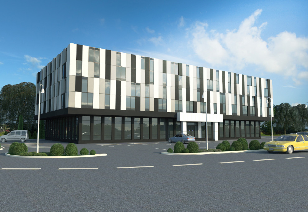 Обложка проекта: Концепция фасада торгового центра в г. Ставрополе.