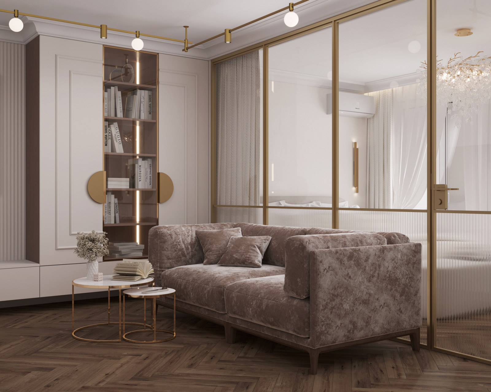 Обложка проекта: Квартира на Георгиевской 95 кв.м