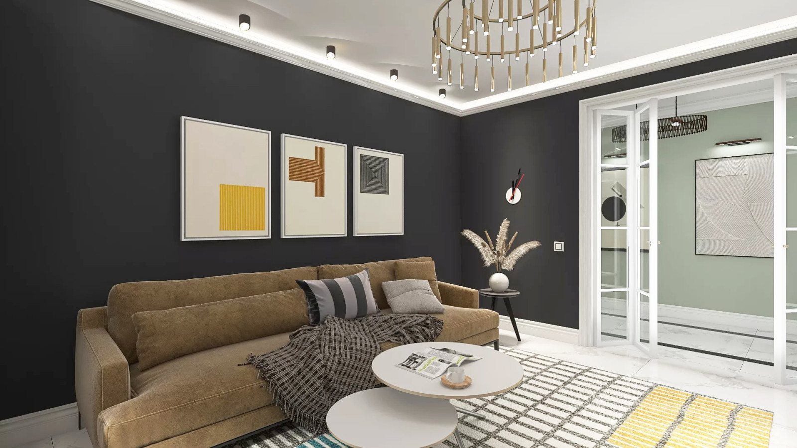 Обложка проекта: Трехкомнатная квартира Санкт-Петербург