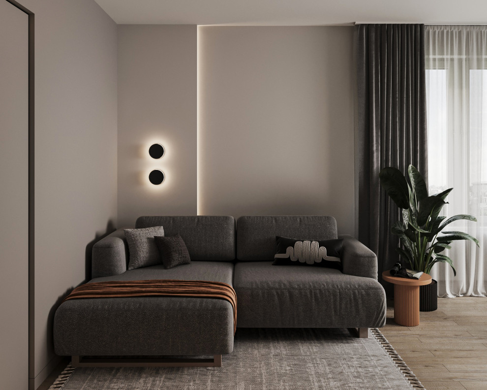 Дизайн-проект 3х-комнатной квартиры в "ЖК БелАрт", 78 кв.м