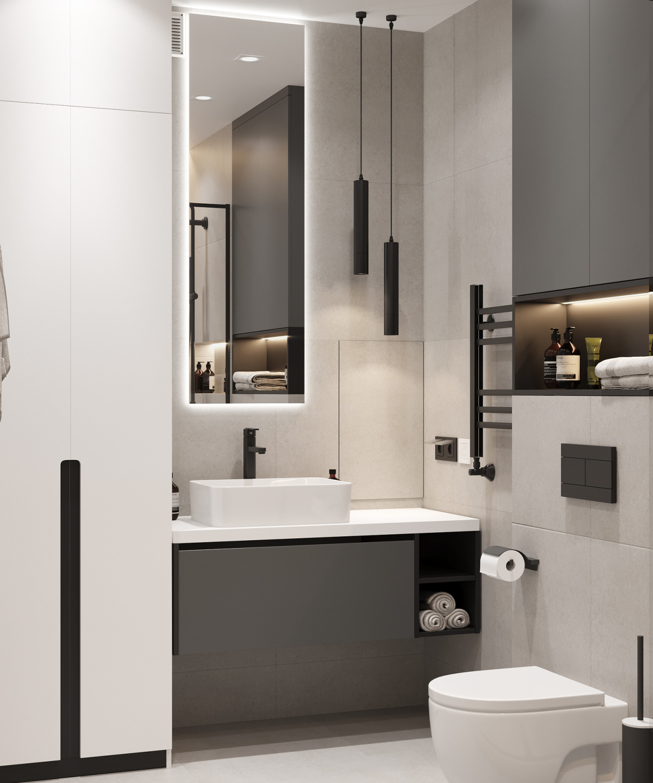 Дизайн-проект однокомнатной квартиры