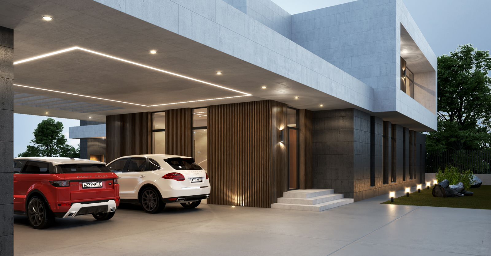 Частный жилой дом с бассейном