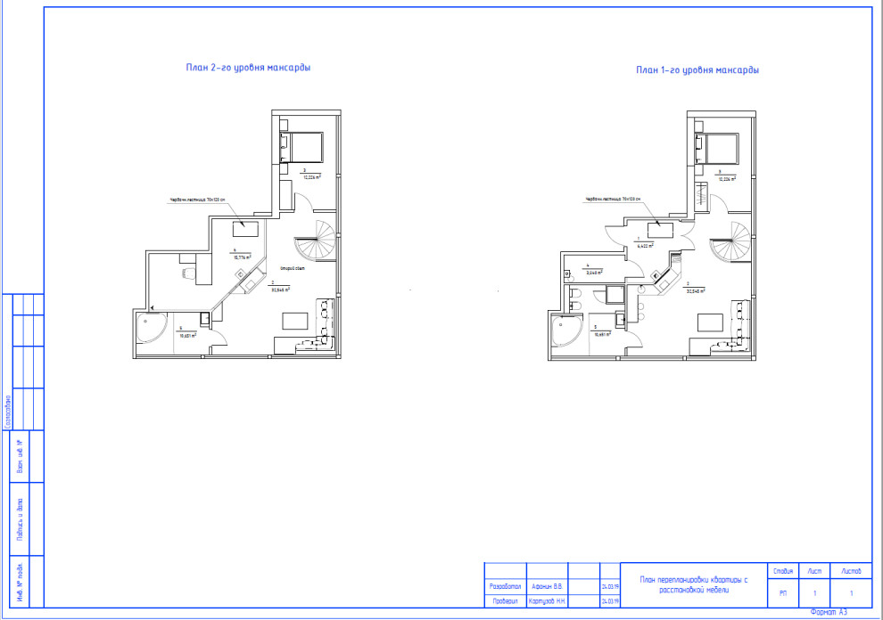 Обложка проекта: Перепланировка мансарды