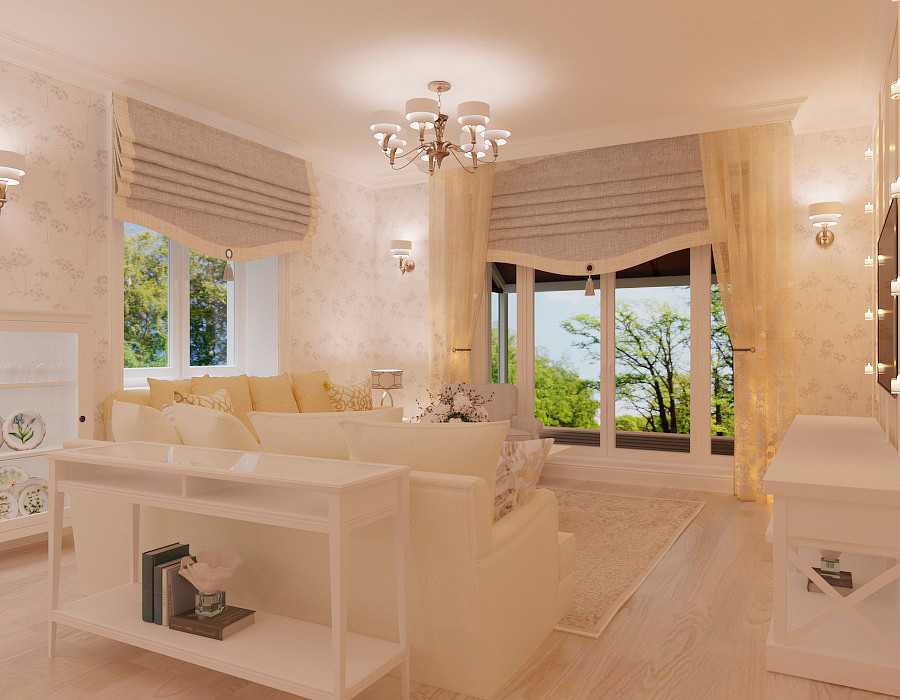 Дизайн интерьера загородного дома