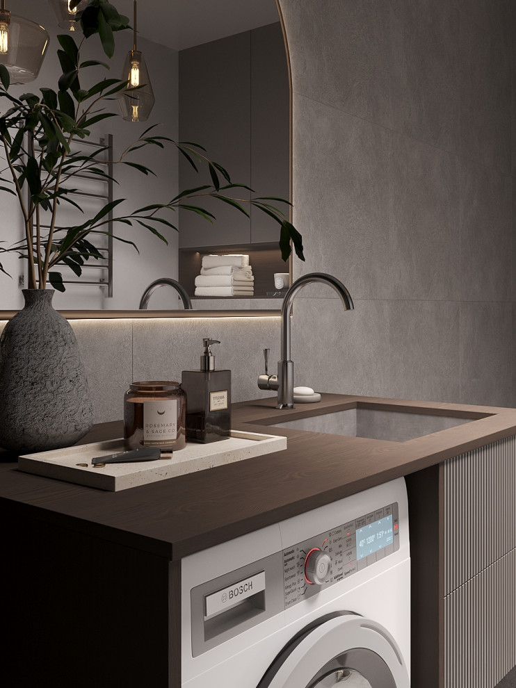 Обложка проекта: Санузел в современном стиле