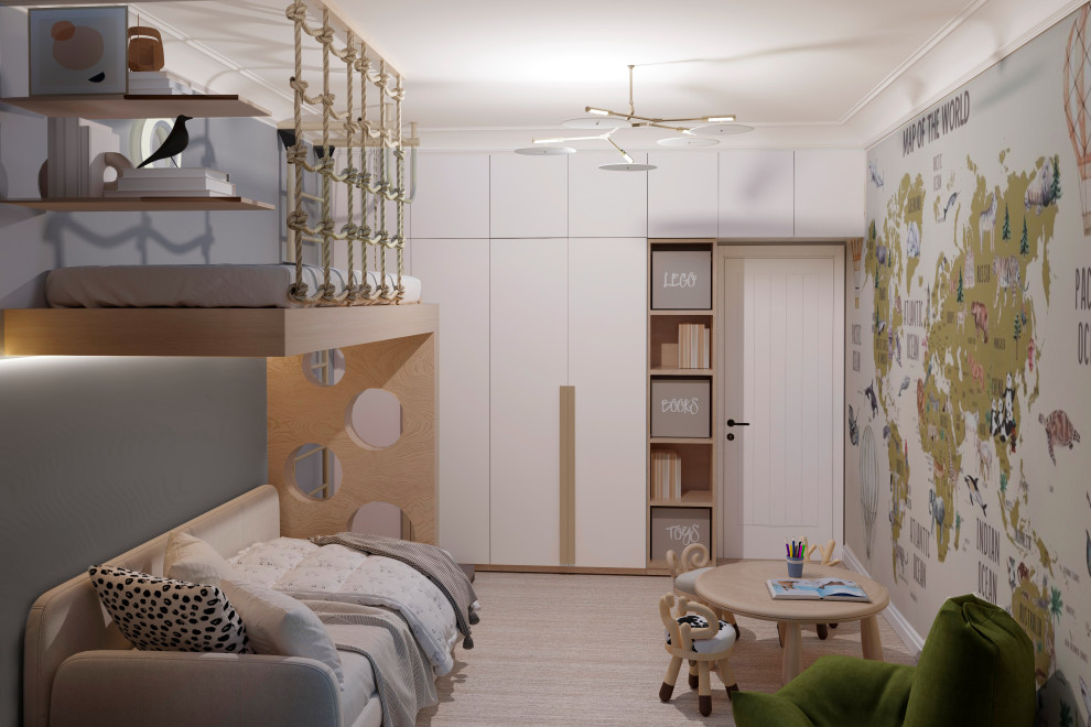 Haus mit Kamin für eine junge Familie