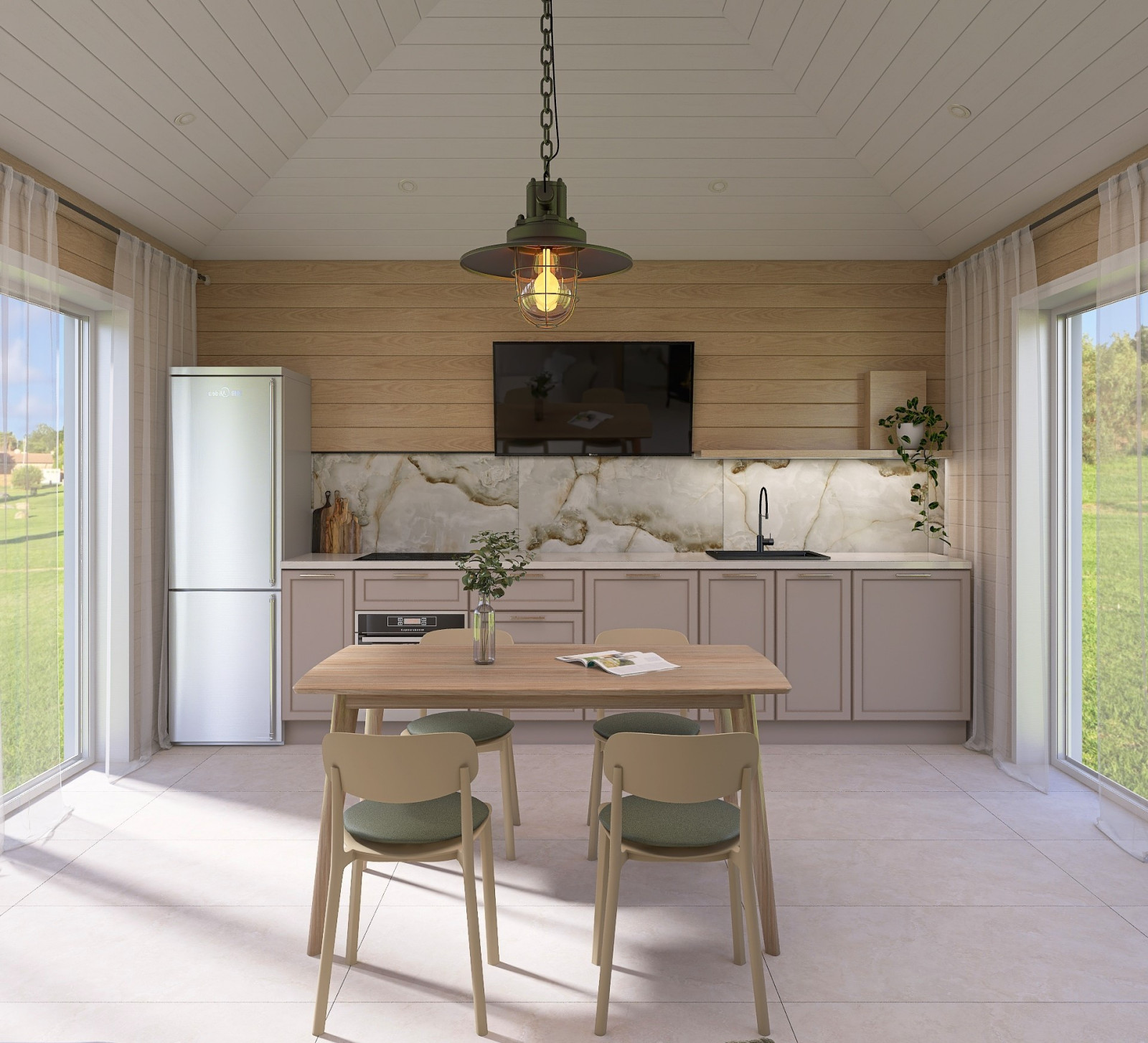 Летняя кухня в Заокском районе