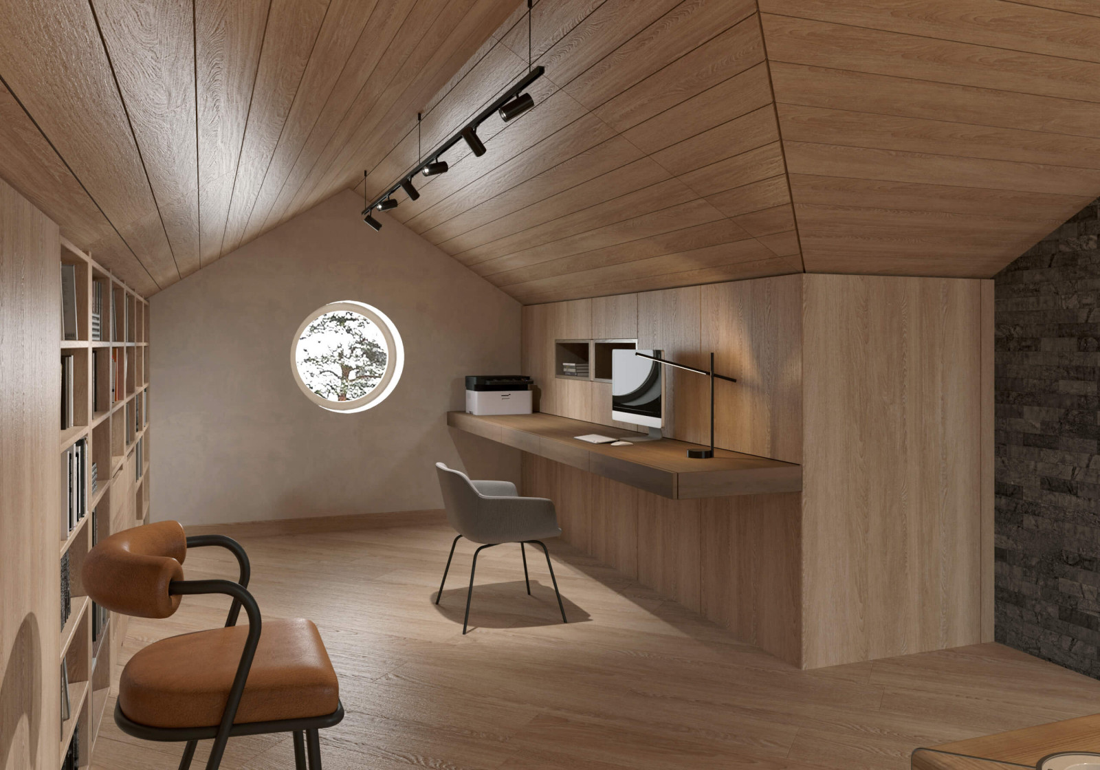 Мансарда в загородном доме