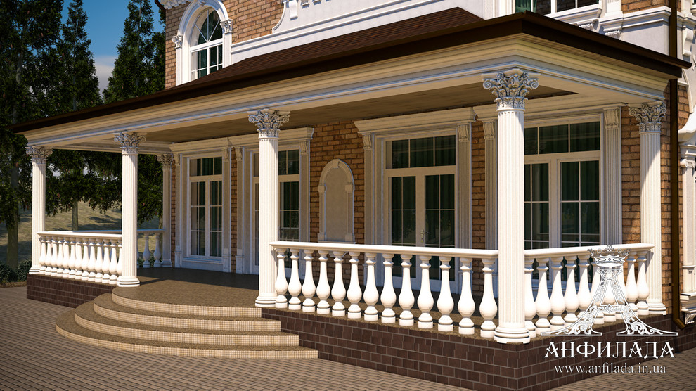 Дизайн-проект по облицовке фасадов жилого дома