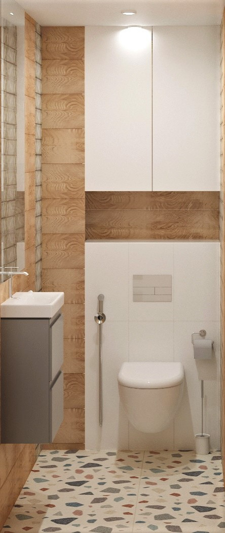 Эскизная визуализация квартиры 75 кв.м. в Ельце