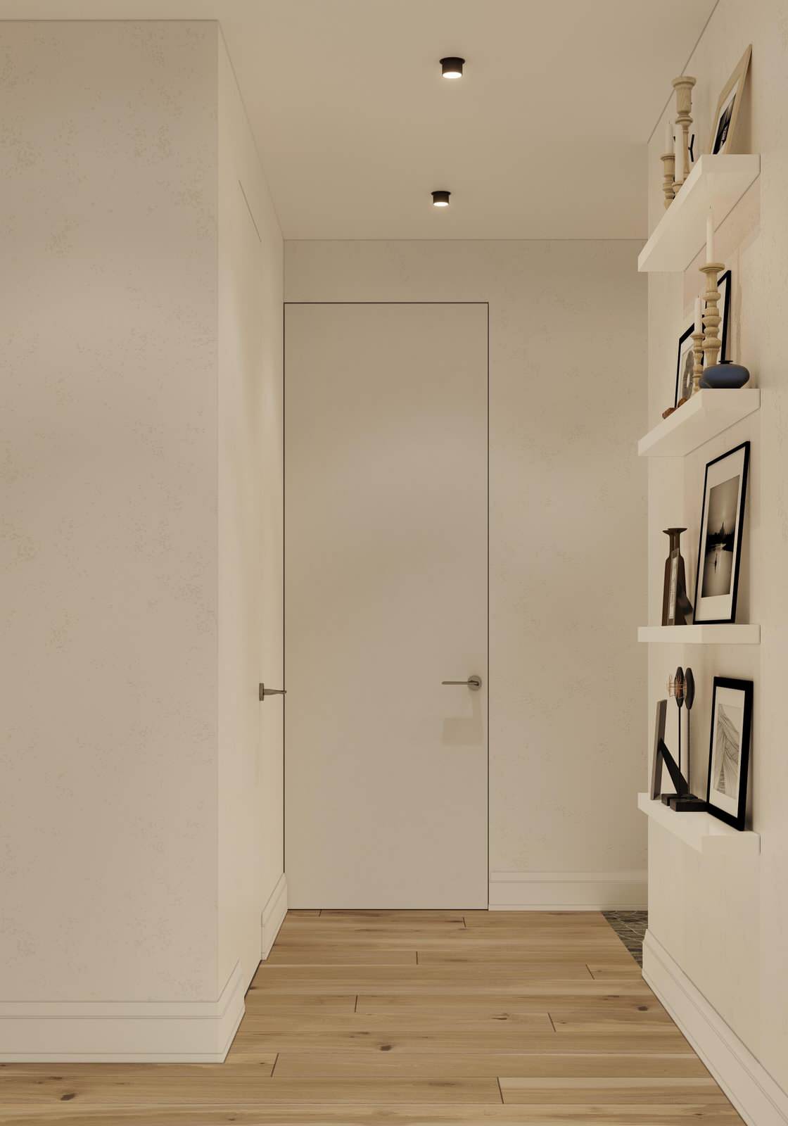 Дизайн интерьера квартиры в скандинавском стиле в ЖК "Московские ворота II"