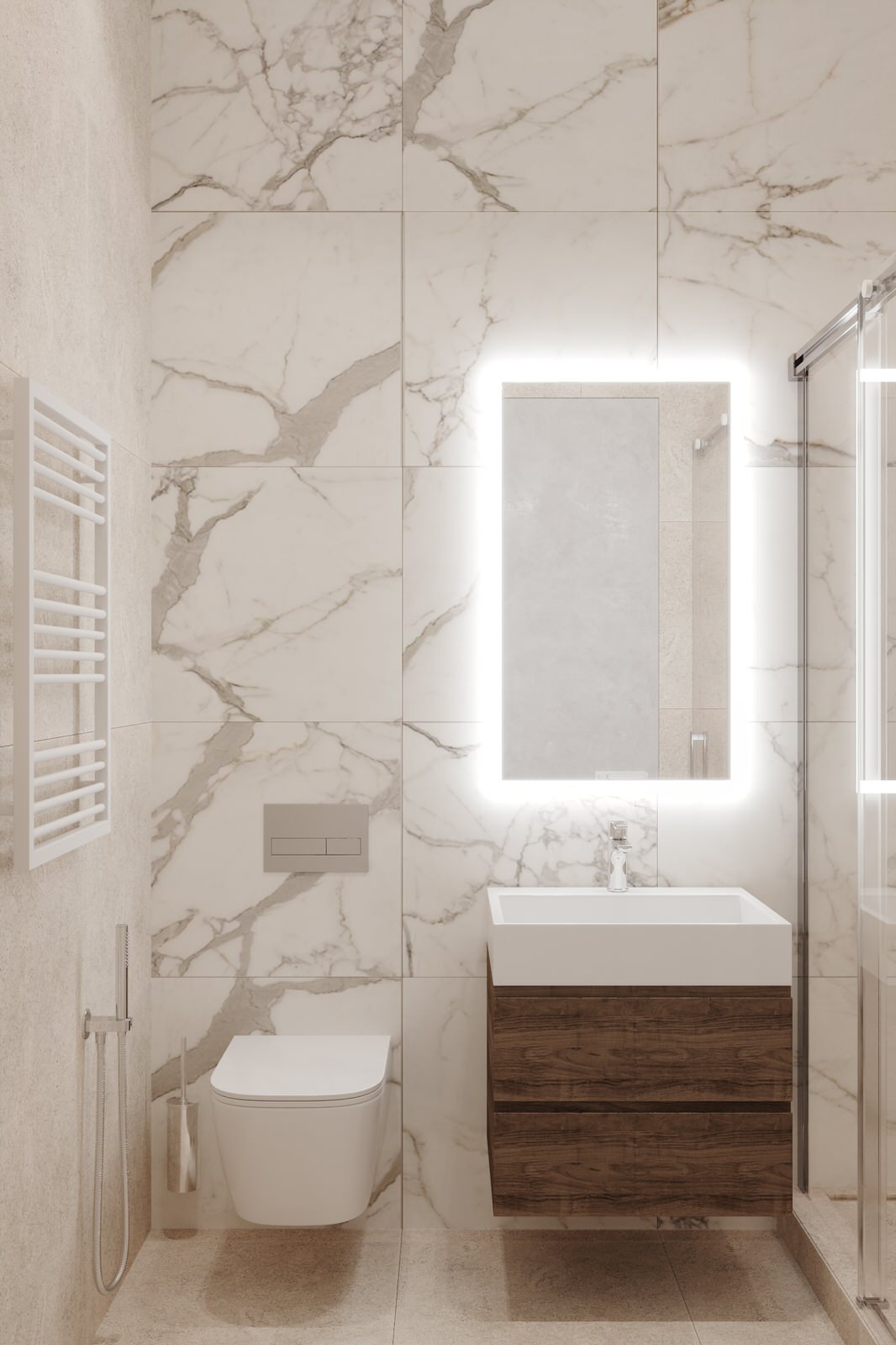 Квартира 71 кв.м. в современном стиле в ЖК «Сердце столицы».