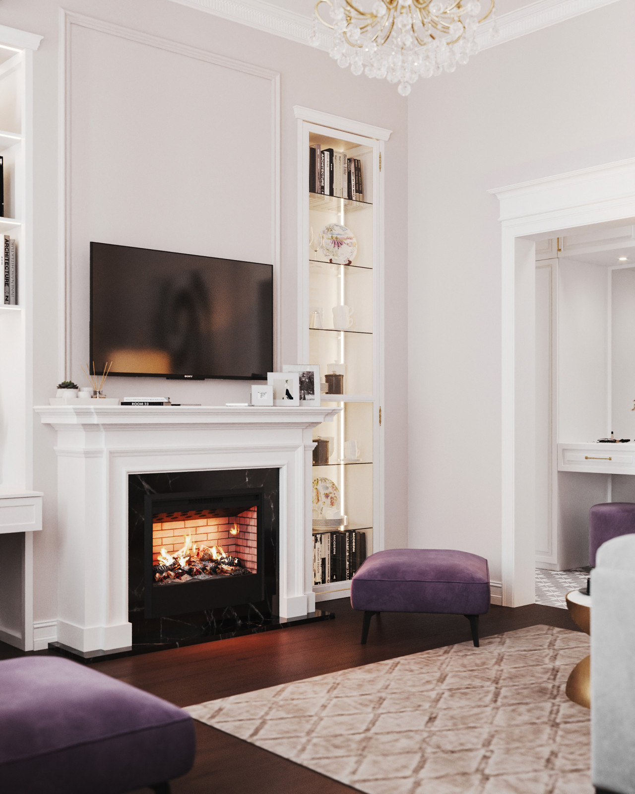 Гостиная в старом фонде