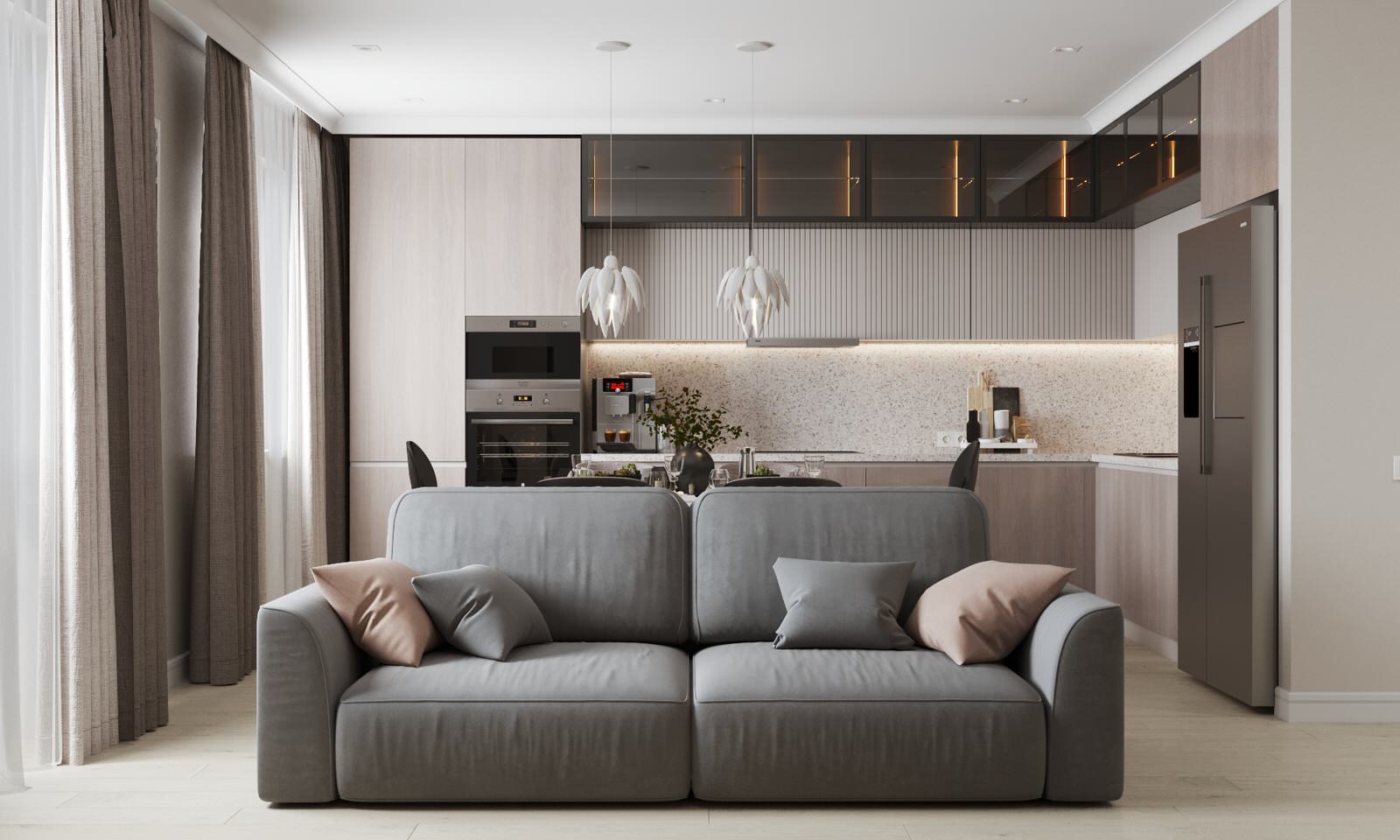 Обложка проекта: Проект квартиры 124 кв. г.Тюмень ЖК "6-квартрал"