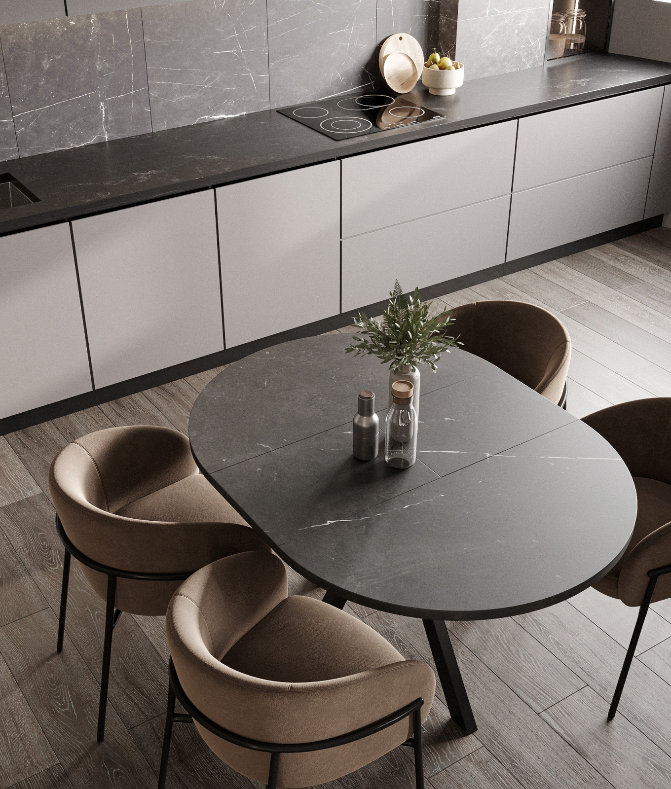 Кухня-гостиня, жк Спутник