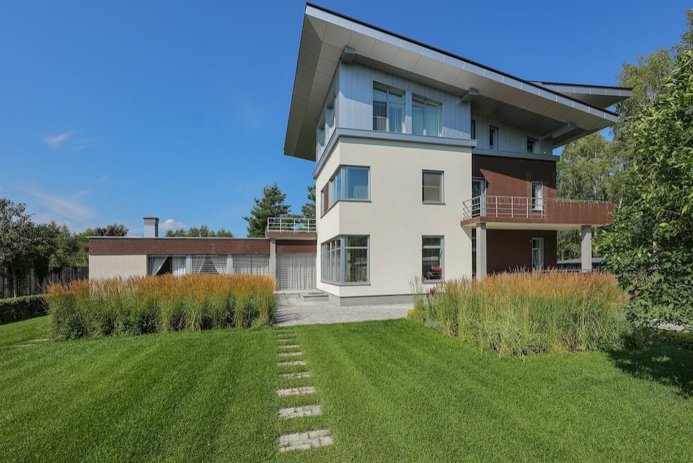 Частный сад "Современный минимализм"