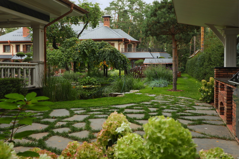 Коттеджный сад в Барвихе (дизайн и исполнение компании "Imperial Garden")