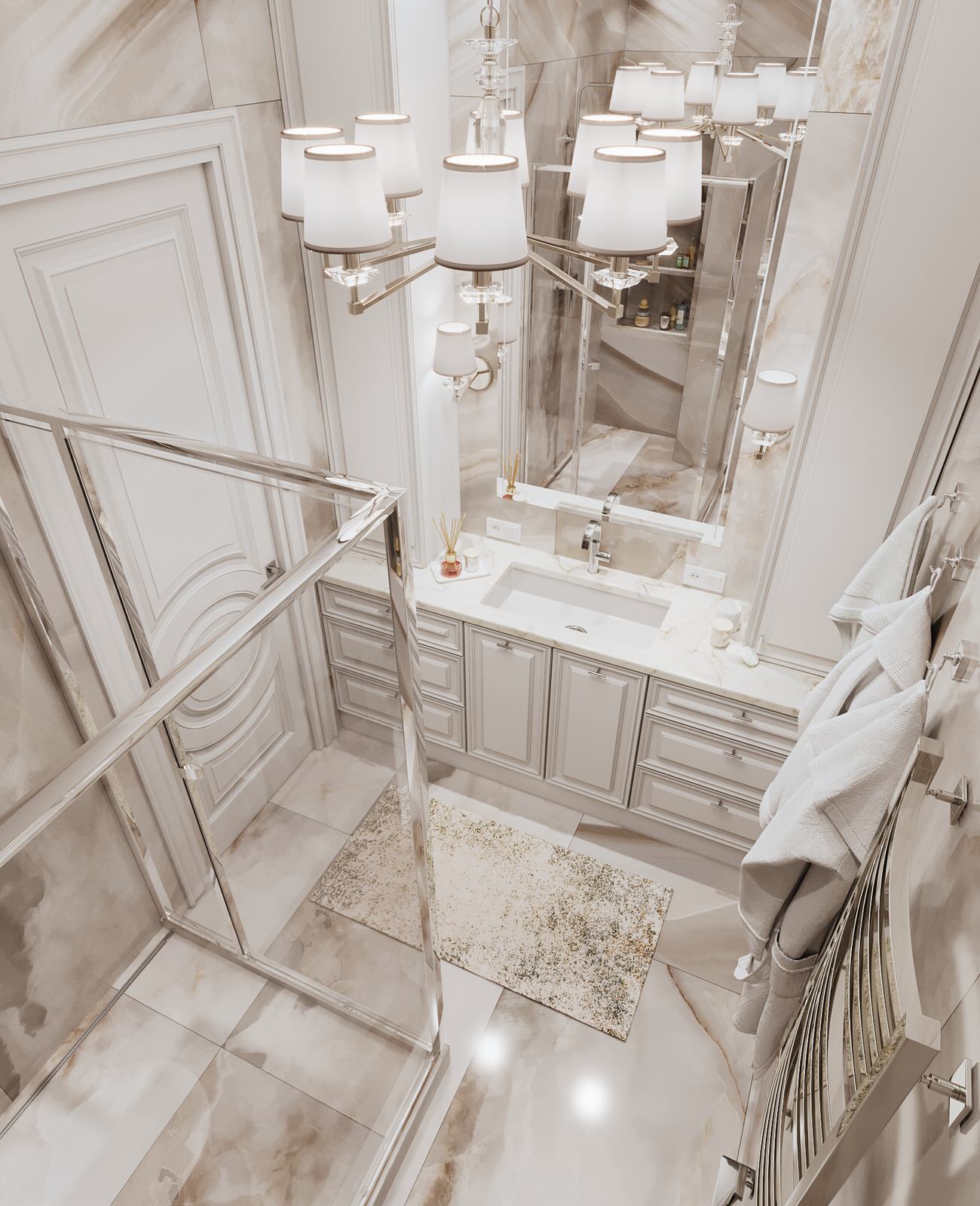 Ванная комната в ЖК "Сердце Столицы"