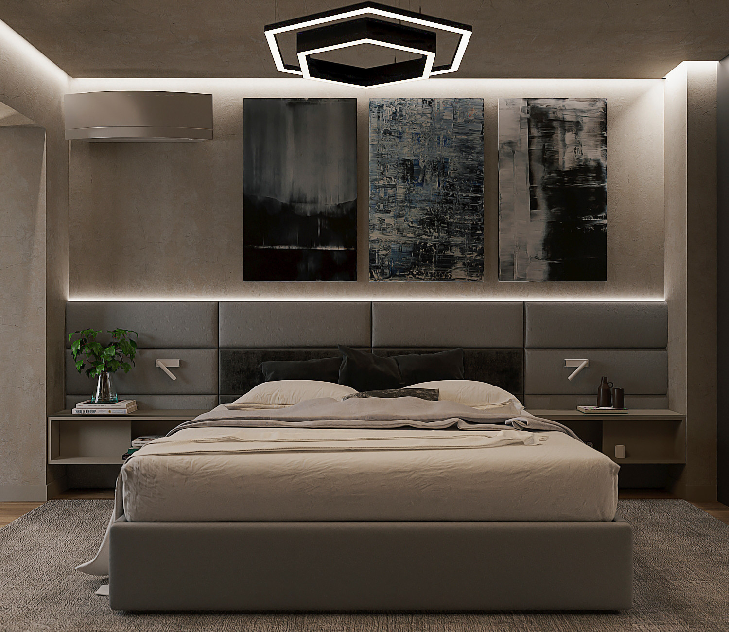Квартира 110 м2, Нижний Новгород, площадь Минина д.4. Спальня.