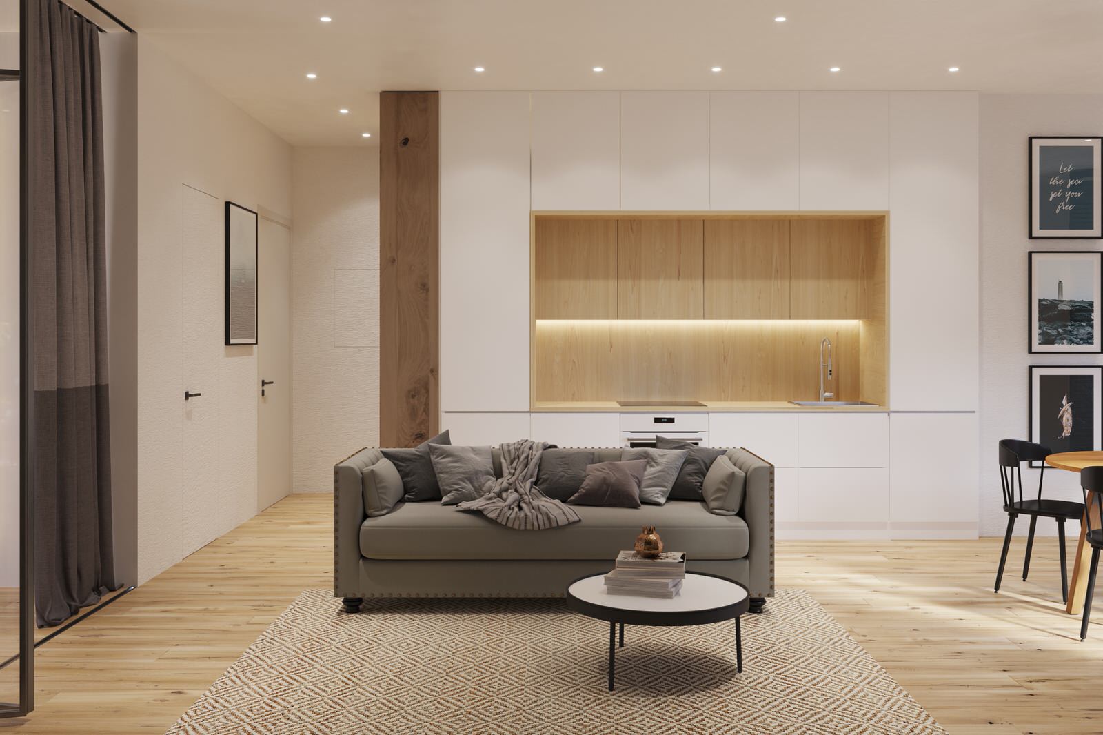 кухня-гостиная