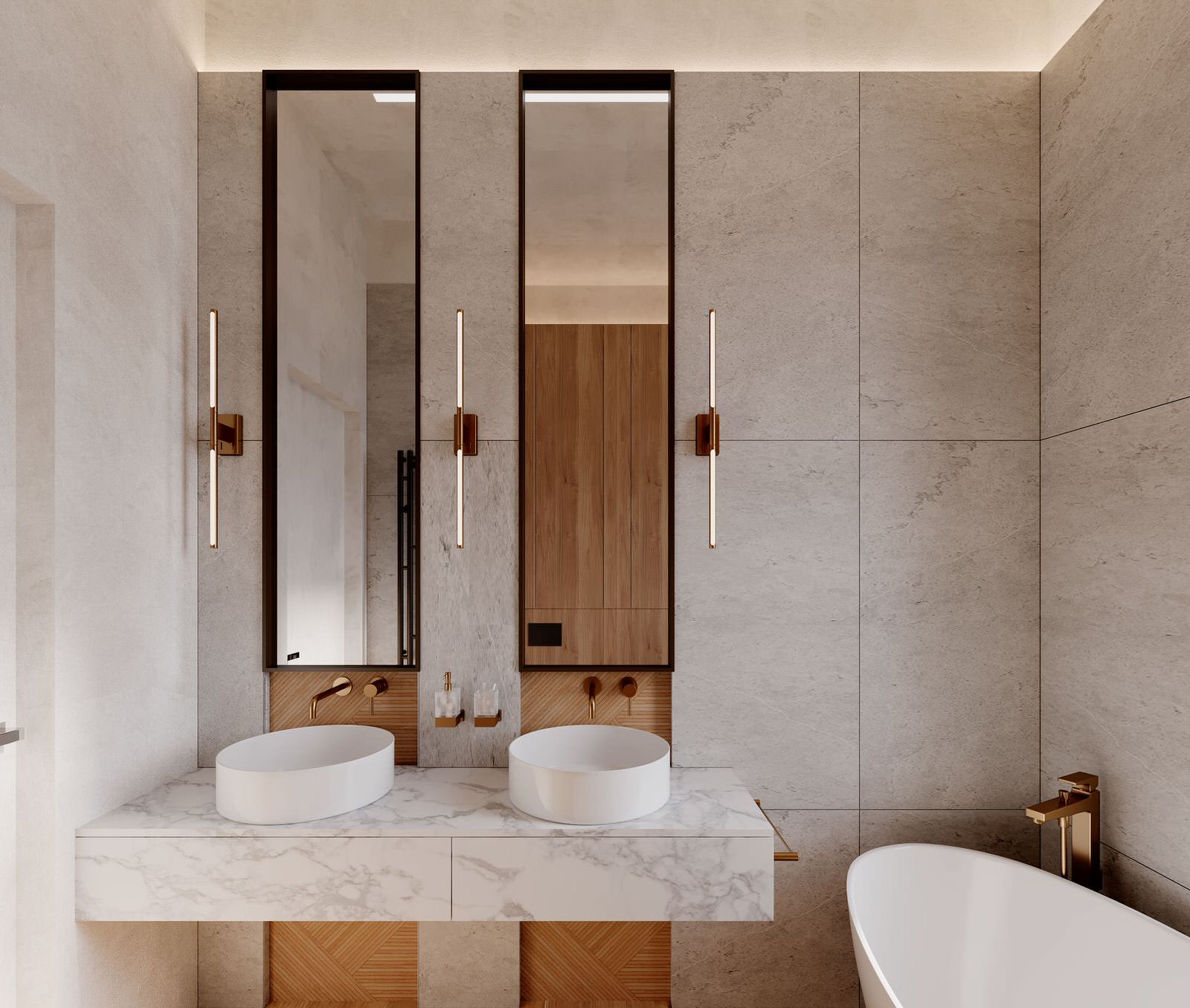 Интерьер квартиры в ЖК "Вест Гарден"