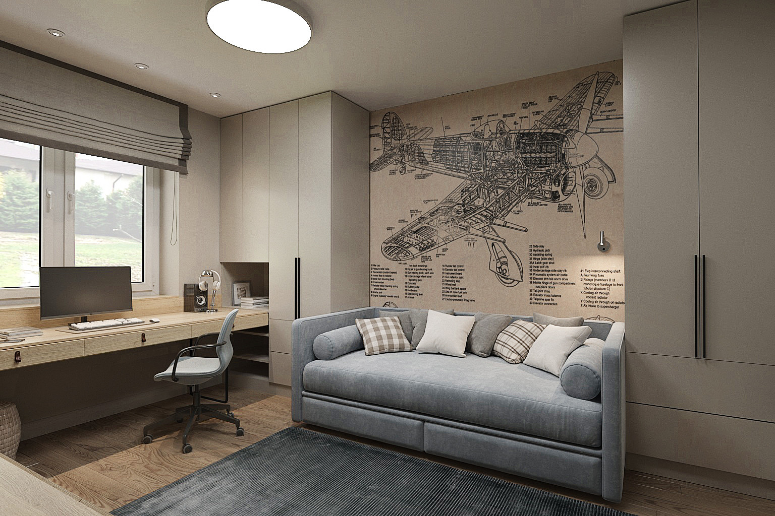 дизайн дома в светлых тонах