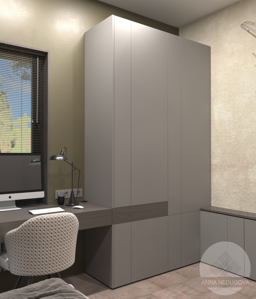 Дизайн проект загородного дома, д. Жаворонки, Московская область.