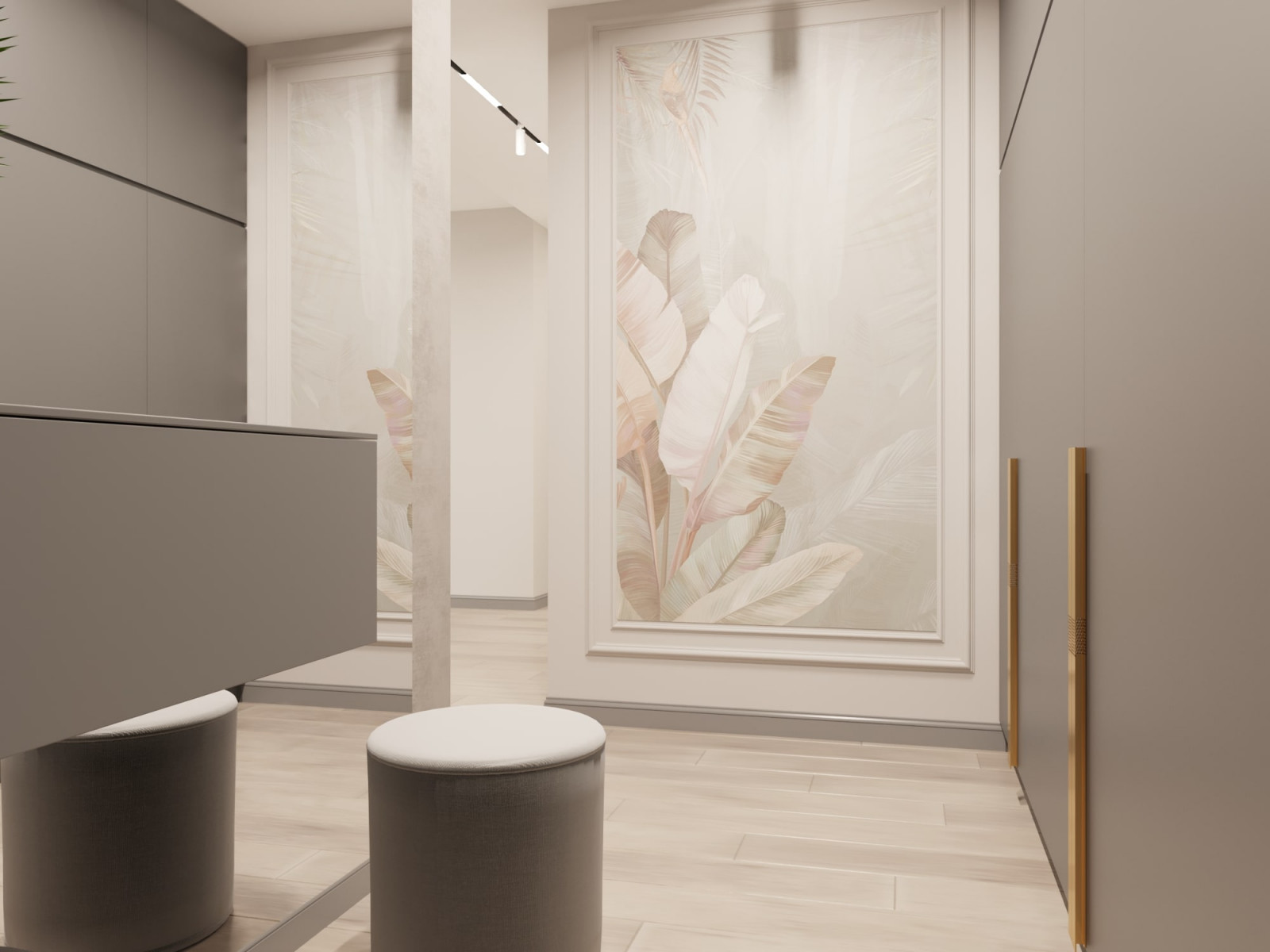 Элегантная неоклассика в бежево-серых тонах