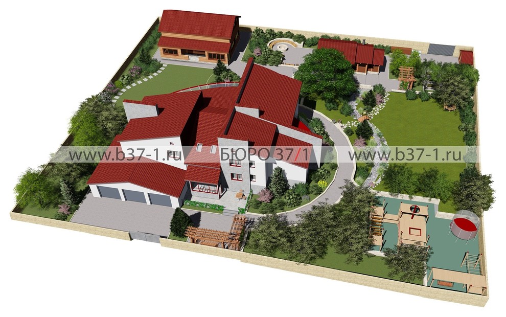 Ландшафтный дизайн в п.Зеленый Бор