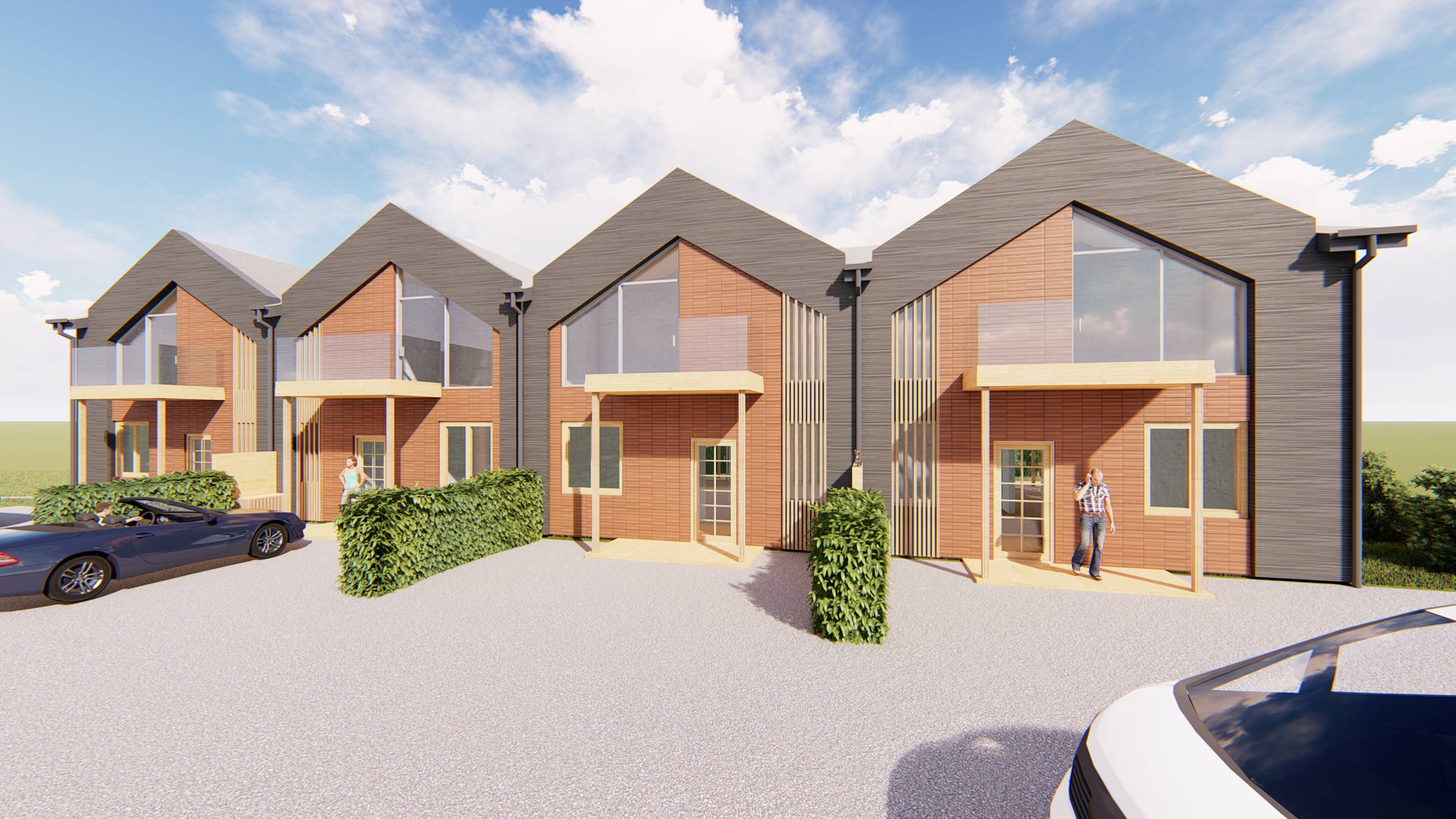 Блокированные дома в пригороде Владивостока