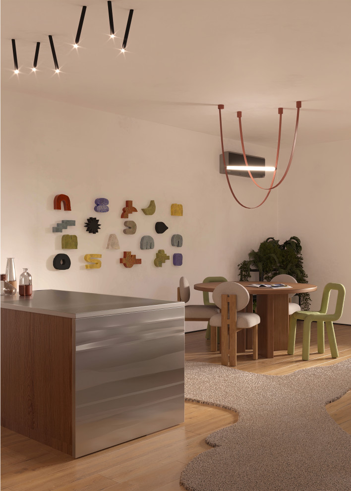 Обложка проекта: Дизайн-проект двухкомнатной квартиры с яркими акцентами