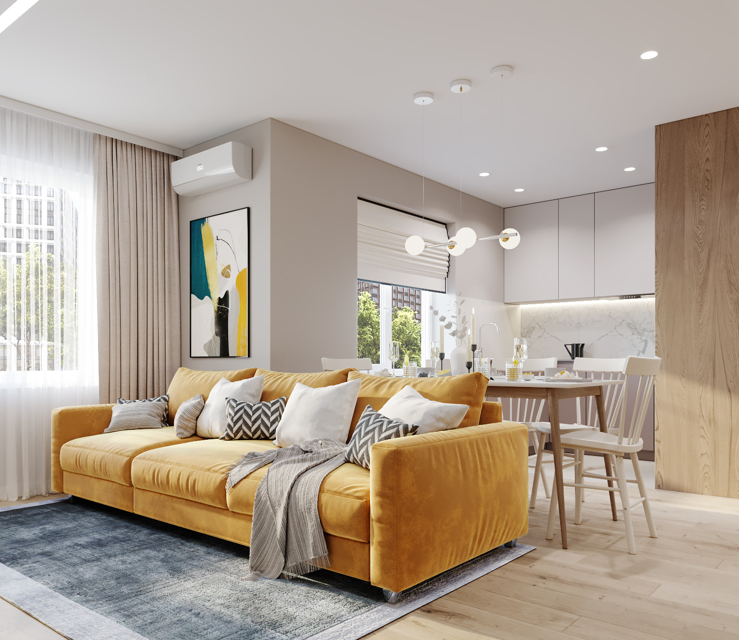 Дизайн- проект Гафури 72 кв.м