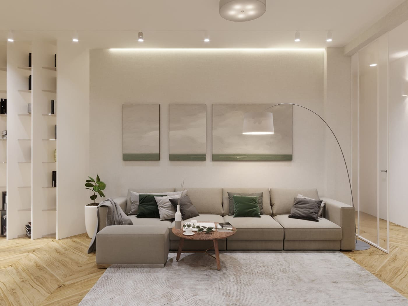 Квартира для молодой семьи с двумя детьми