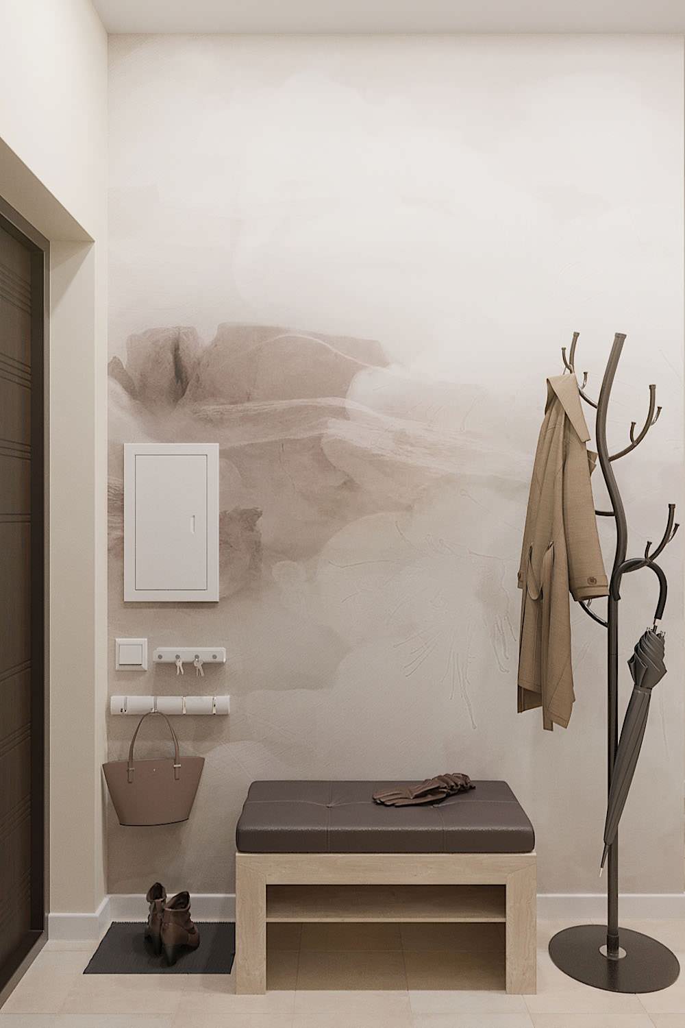 Проект Холла в ЖК «Микрогород в лесу».