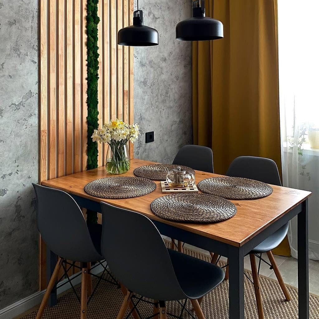 Стильная серая угловая кухня с экстраматовыми фасадами