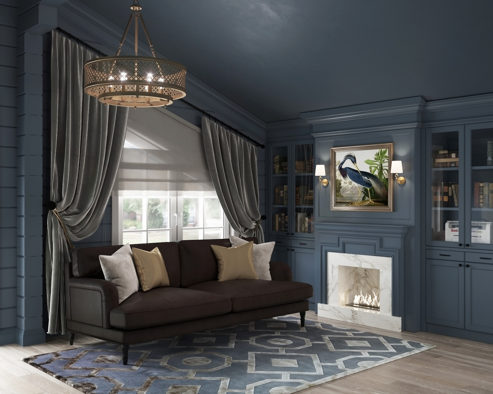 Дом 200 кв. м. 2й этаж, в Американском стиле - Дмитровское шоссе