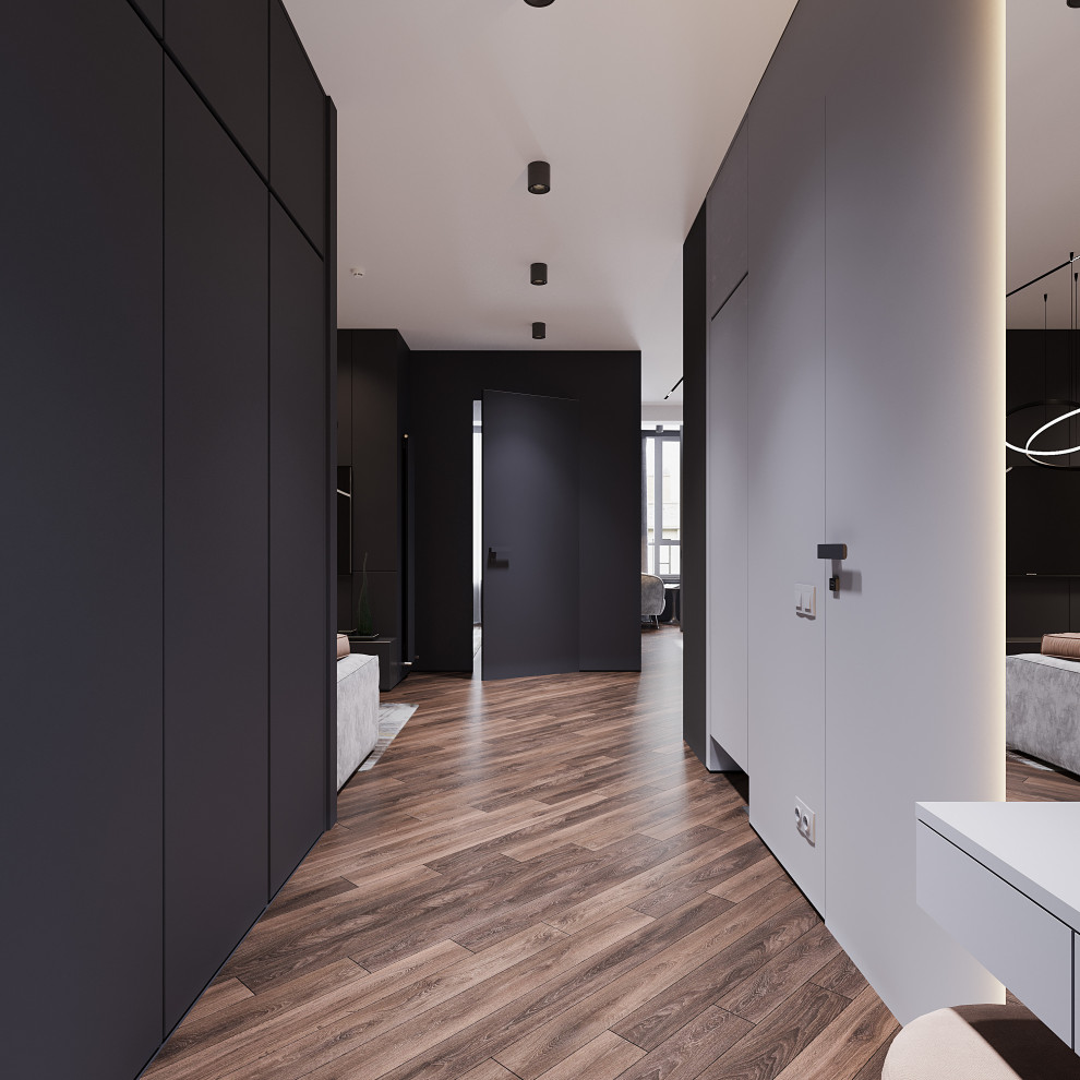 Обложка проекта: Контрастный проект квартиры в Кранодаре