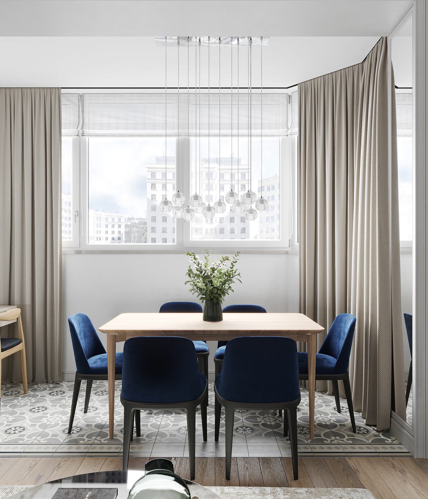 СВЕТЛЫЙ ИНТЕРЬЕР В ЖК ДОНСКОЙ ОЛИМП