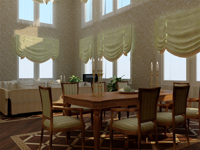 Эскизный проект гостиной в коттеджном поселке Колосково