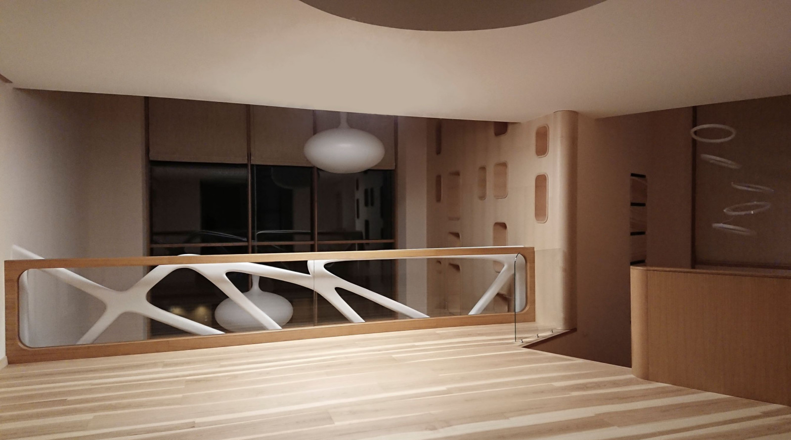 House in a pine forest