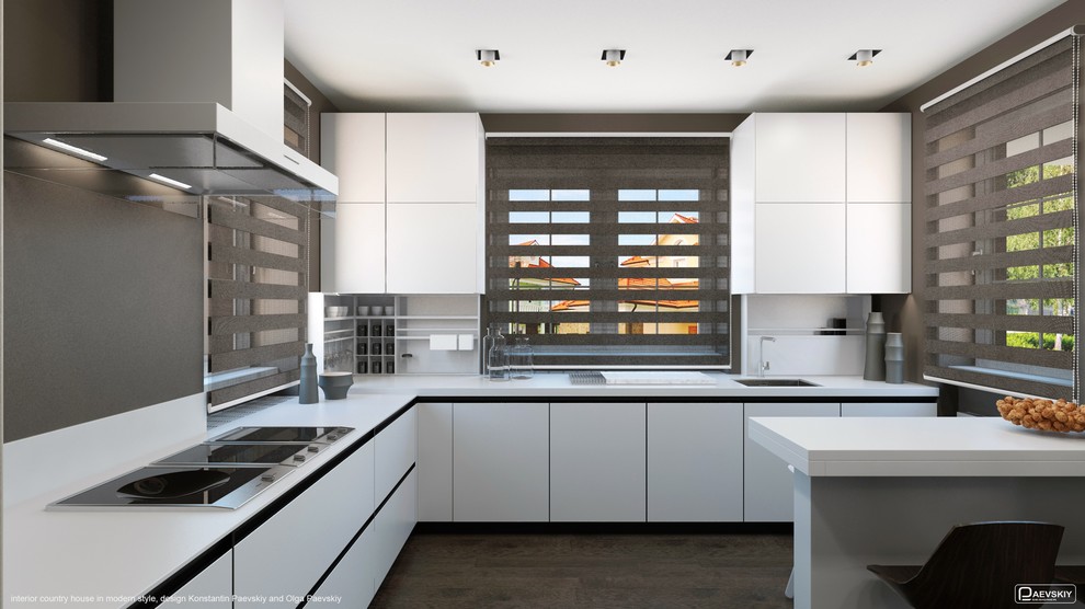 Кухня в загородном доме
