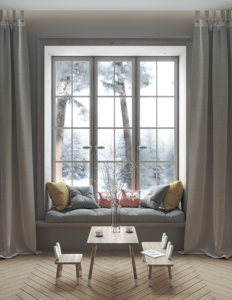 Обложка проекта: 3dвизуализация детской комнаты