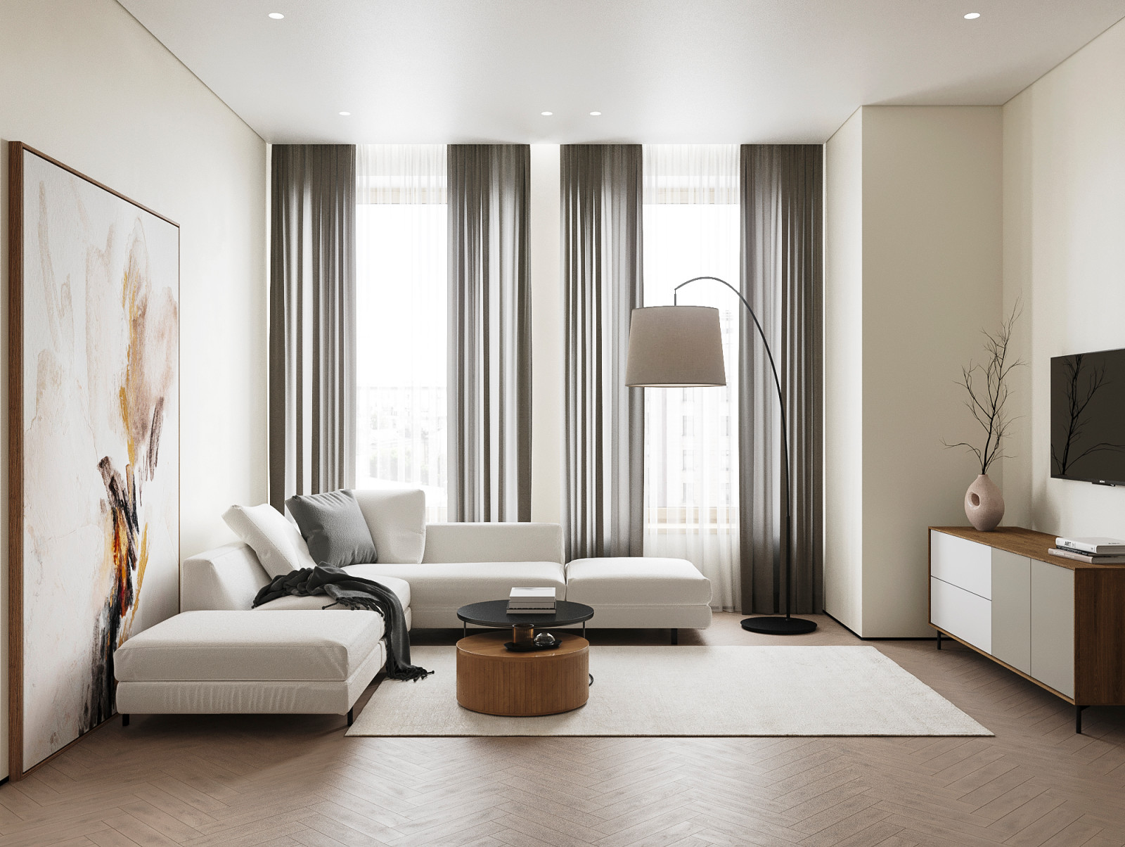 "Elegance", проект квартиры 60 кв. метров