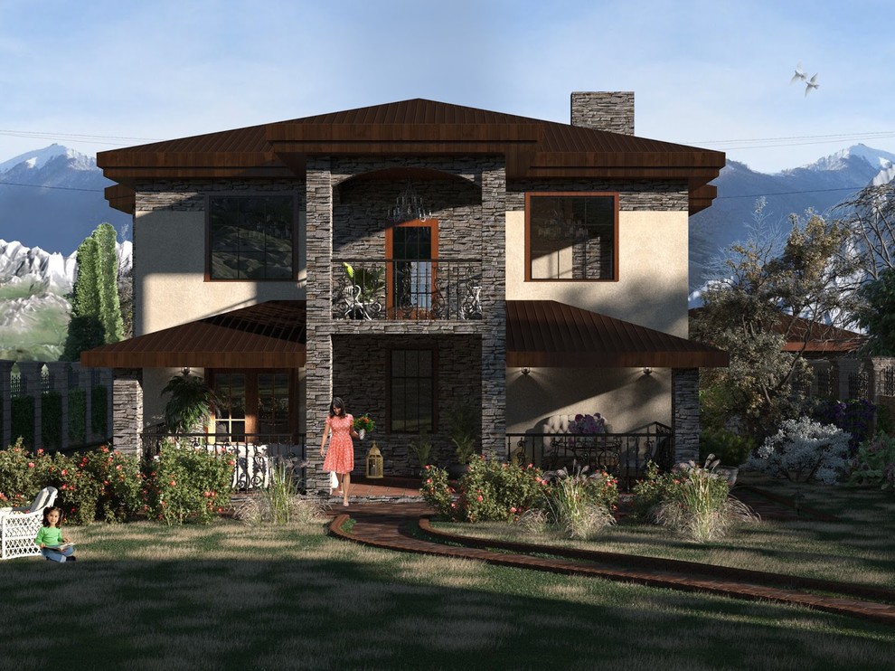 Project of mansion in Georgia